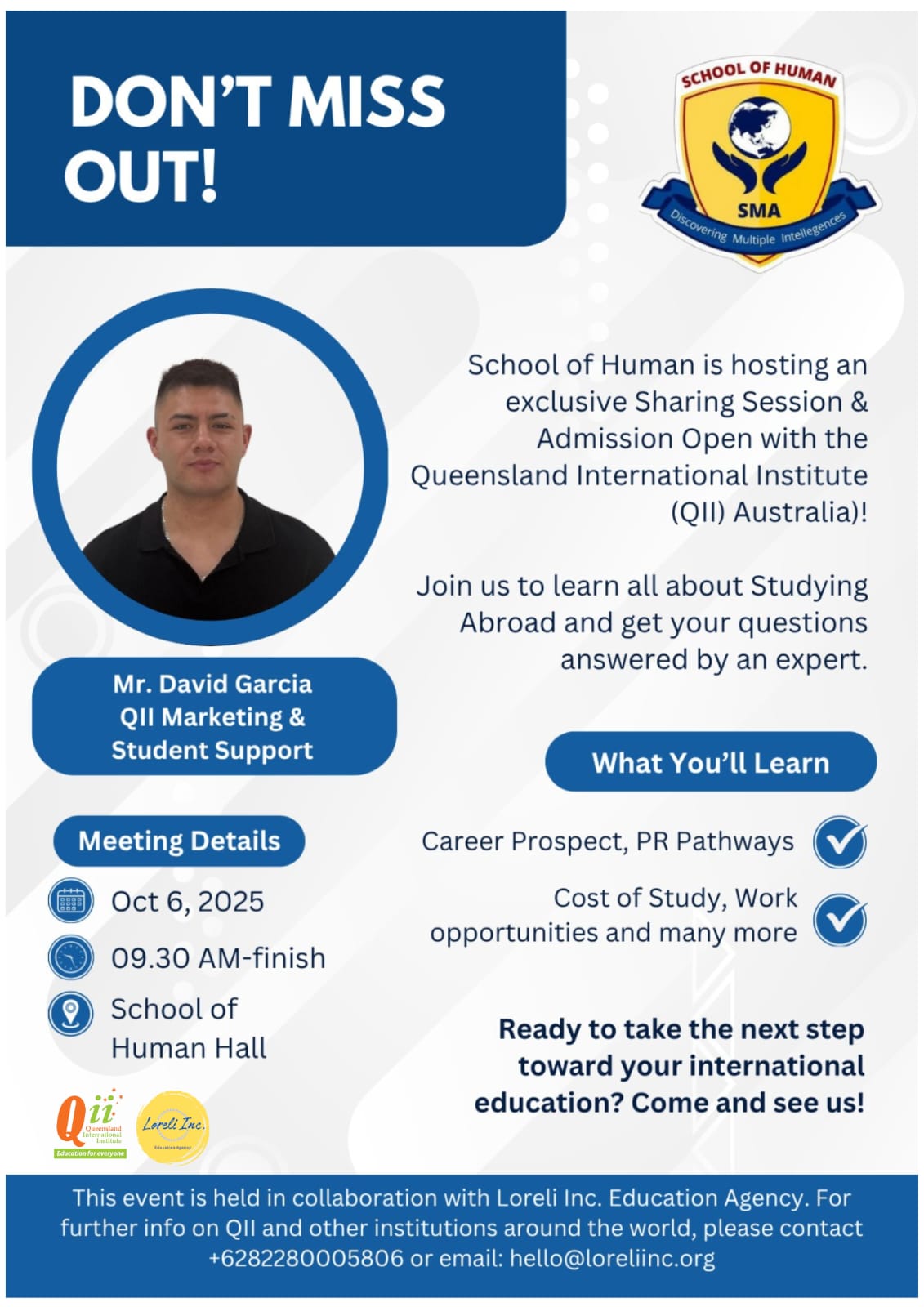 Tamu dari Queensland International Institute (QII) Australia