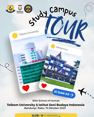 Campus Tour 2025 – Telkom University & Institut Seni Budaya Indonesia (ISBI) Bandung