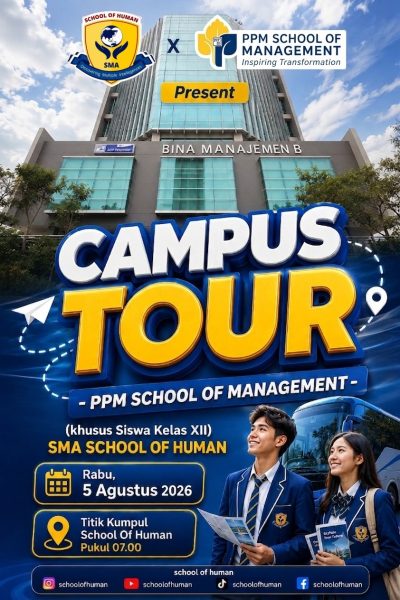 Eksplorasi Dunia Perguruan Tinggi, Murid Kelas 12 SMA School of Human Gelar Campus Tour ke PPM School